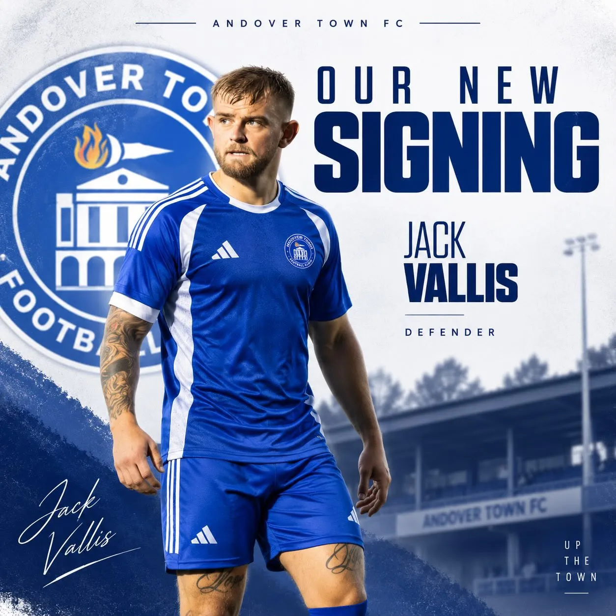 Defender Jack Vallis Signing